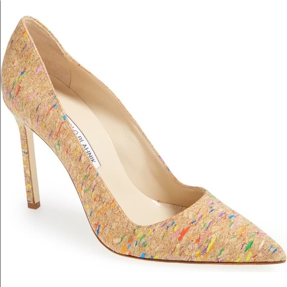 Manolo Blahnik BB Cork Pump - Picture 3 of 8